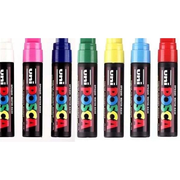 

Uni POSCA Paint Marker PC-17K - Extra Broad - Chissel Tip 15mm