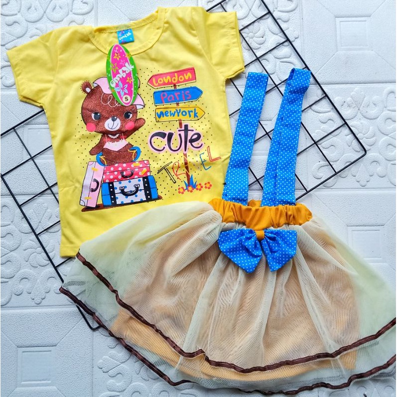 SETELAN ROK TUTU BAYI SNOW WHITE 0-18 BULAN / SETELAN ROK TUTU GOTIK PRINCESS SNOW WHITE PUTRI SALJU