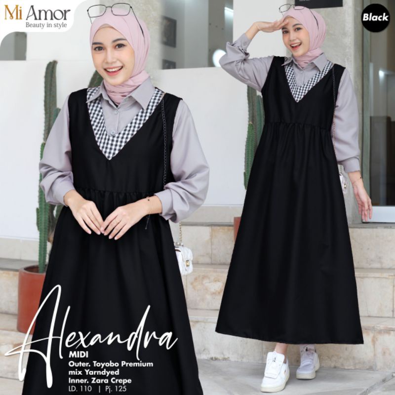 ALEXANDRA ONE SET MIDI ORI MI AMOR • Setelan inner+outer