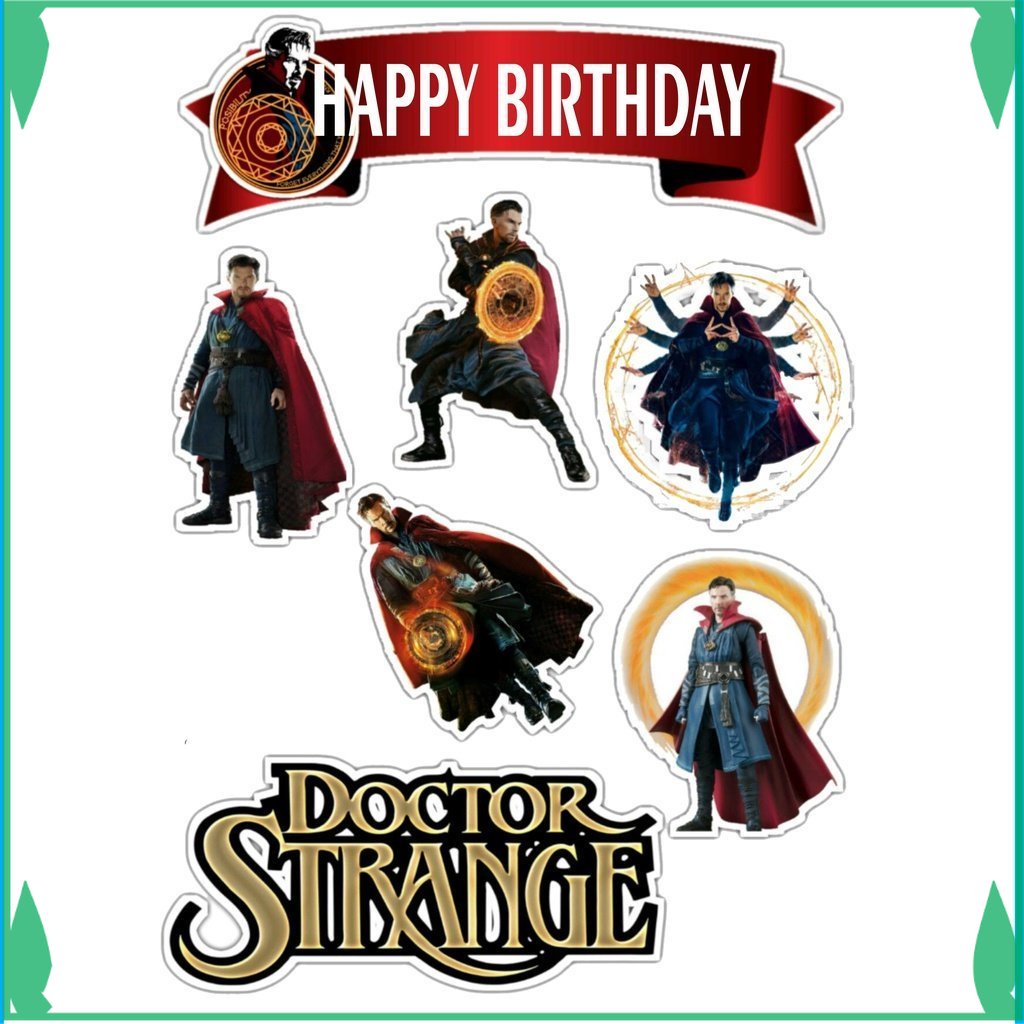 

TOPER KUE TOPPER CAKE ULANG TAHUN / HIASAN KUE CUSTOM DOCTOR STRANGE FADHILSOUVENIR