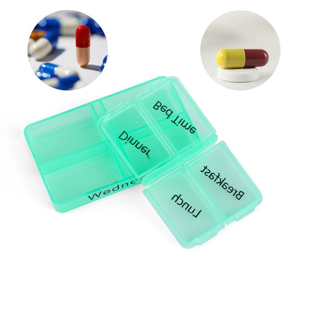 Preva 7hari Pill Box Organizer Dispenser Pill Case Tempat Obat