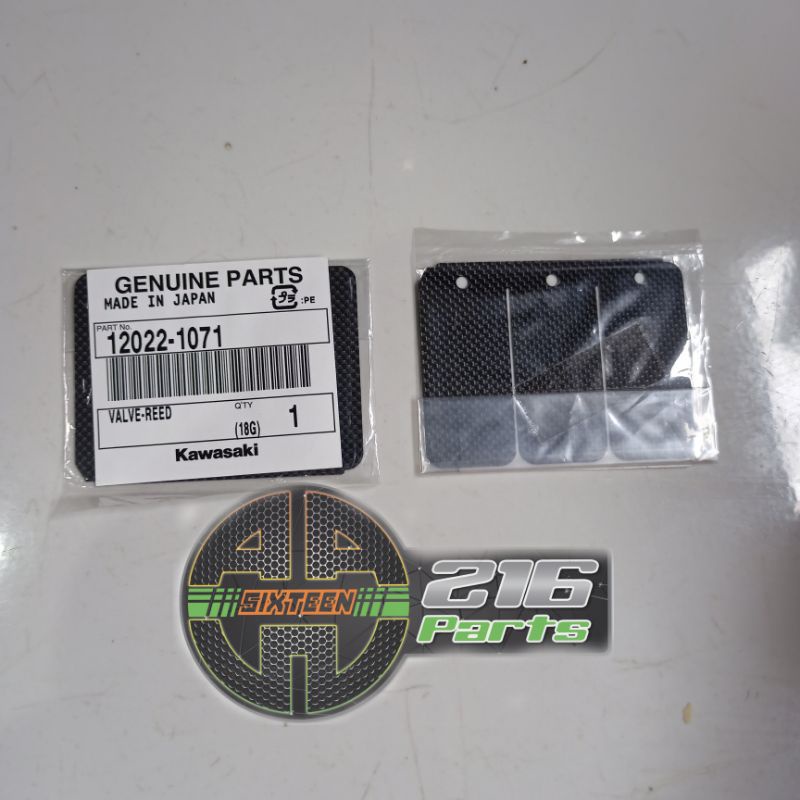 Lidah Membran memberan carbon karbon KX125 PNP Ninja R SS RR Original Kawasaki