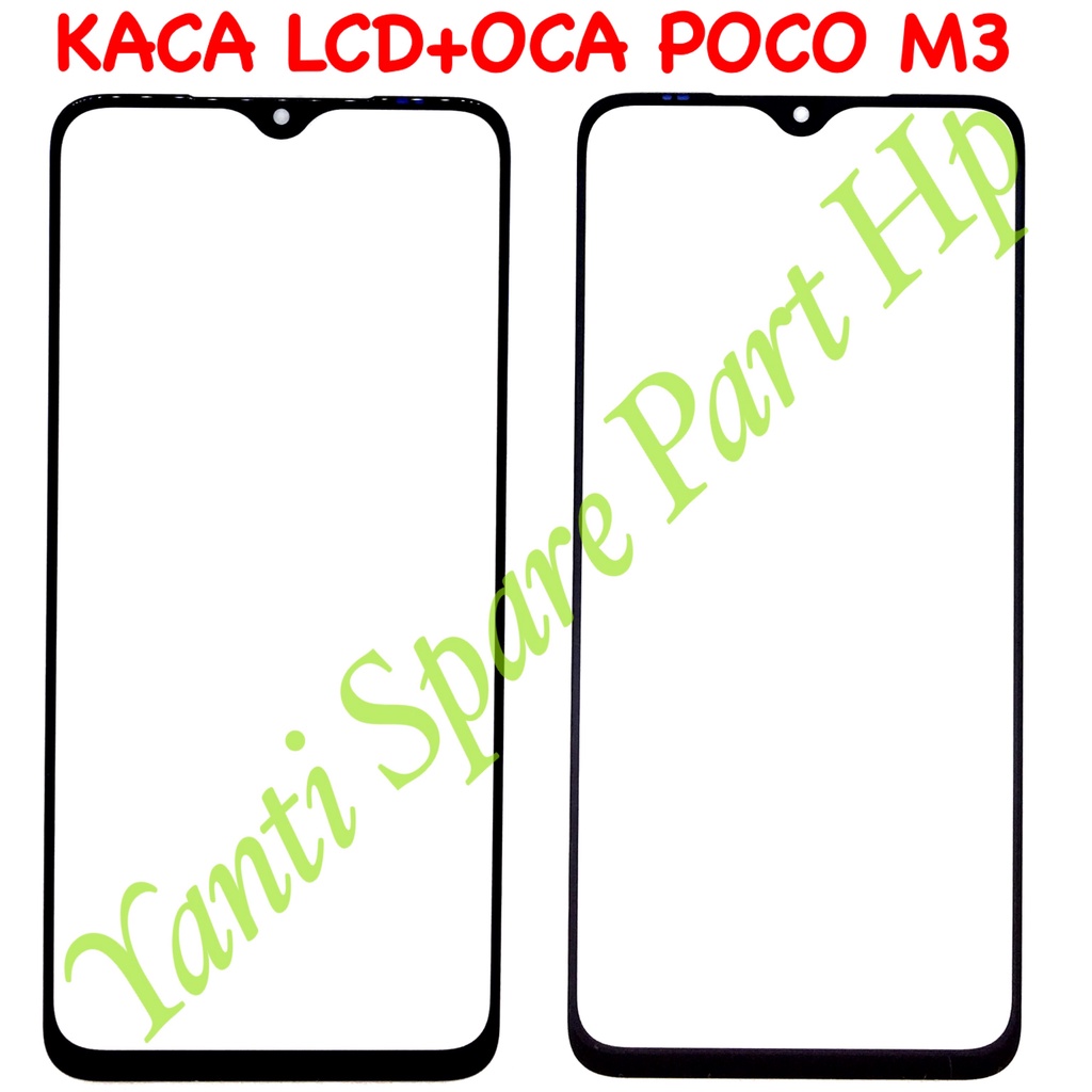 Kaca Lcd Plus Oca Xiaomi Redmi 9T Poco M3 Original Terlaris New