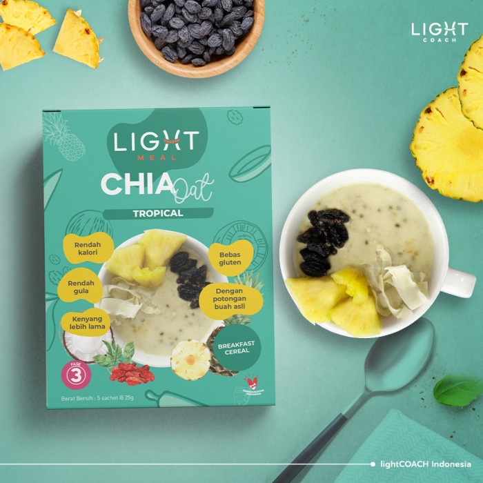 

Sereal Chia Oat Tropical Sereal Diet Buah Oatmeal Chia Seed