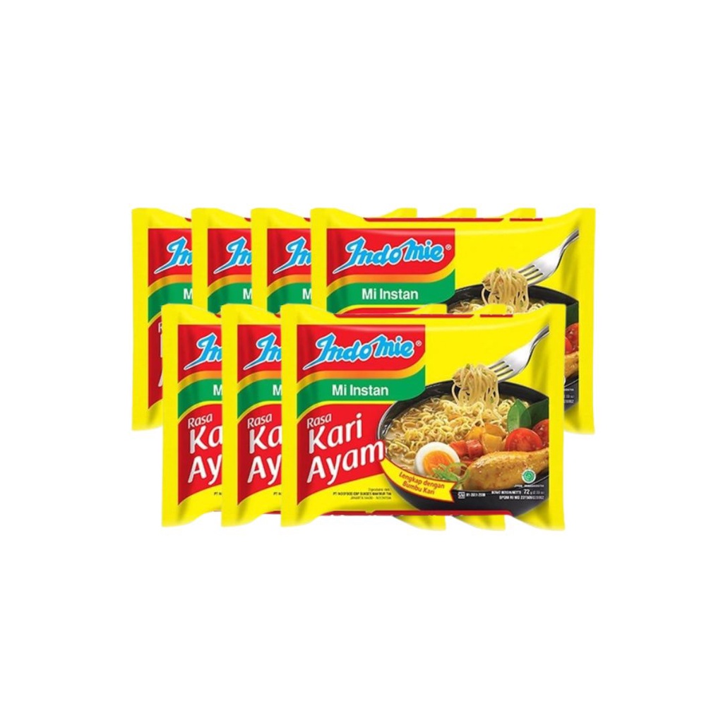 Jual Indomie Mie Instan Kari Ayam 7 X 72 Gr Shopee Indonesia