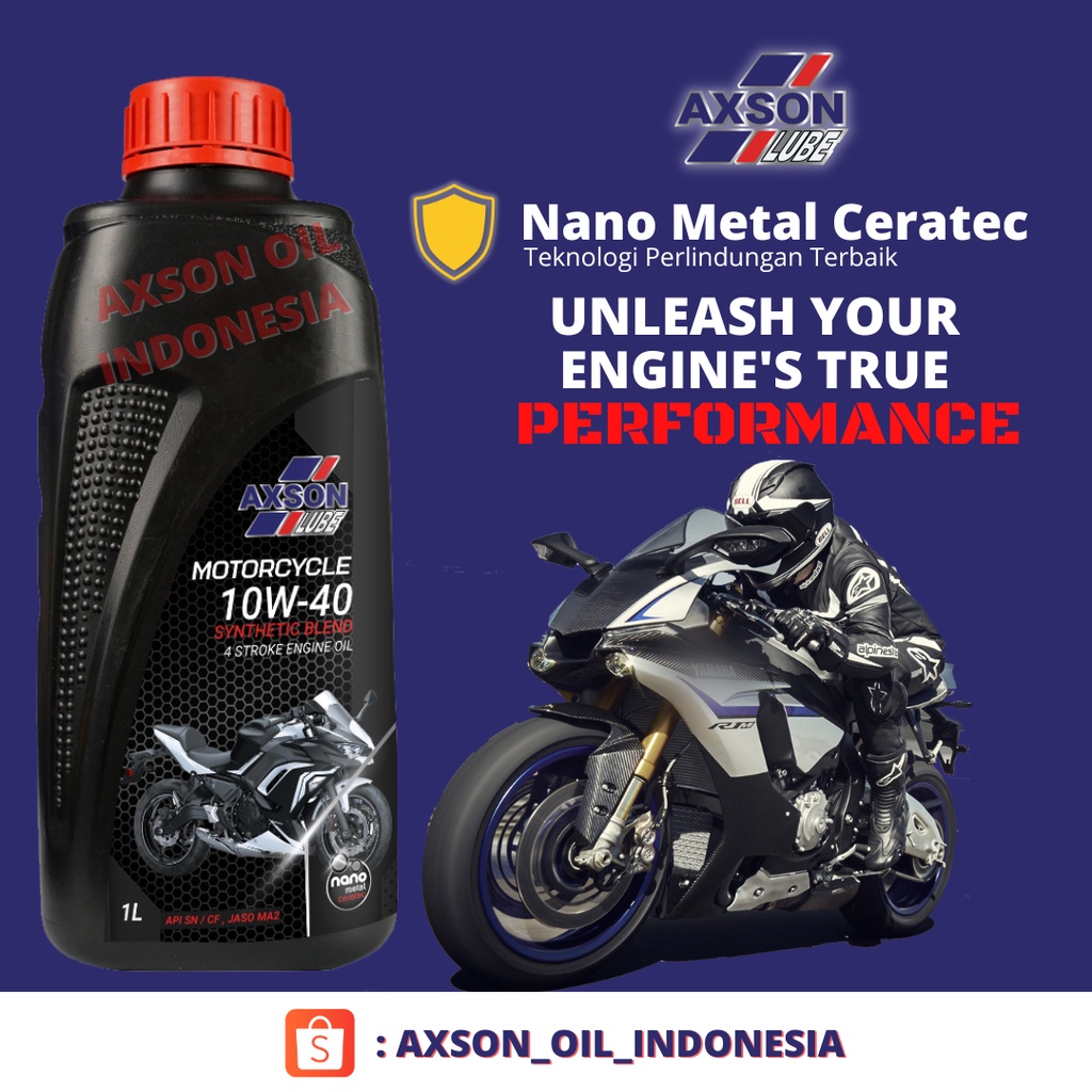 Oli Motor Manual/Kopling Axson Semi Synthetic 10W-40 - JASO MA2