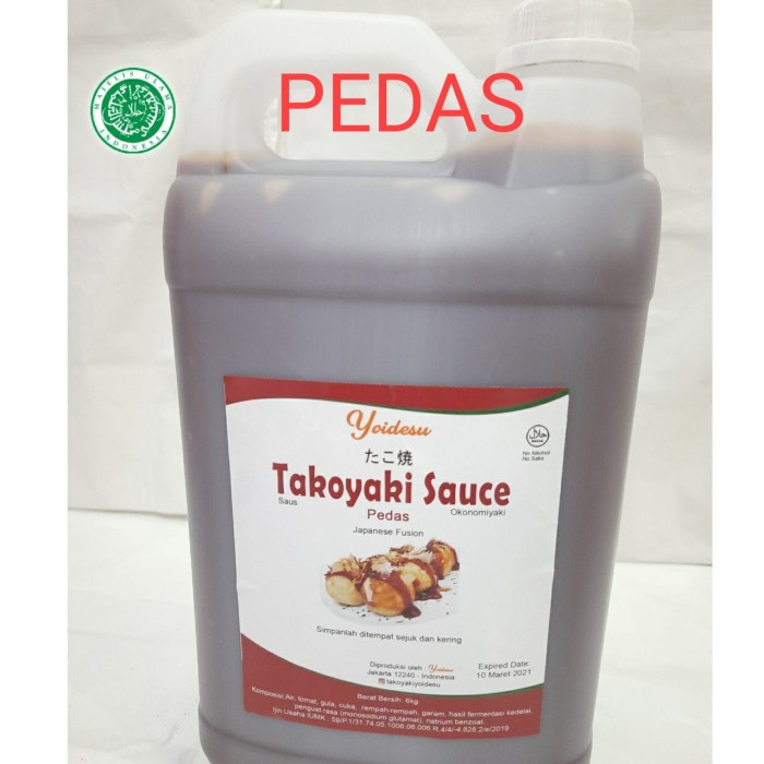 

SAUS TAKOYAKI 6KG SAOS OKONOMIYAKI HALAL