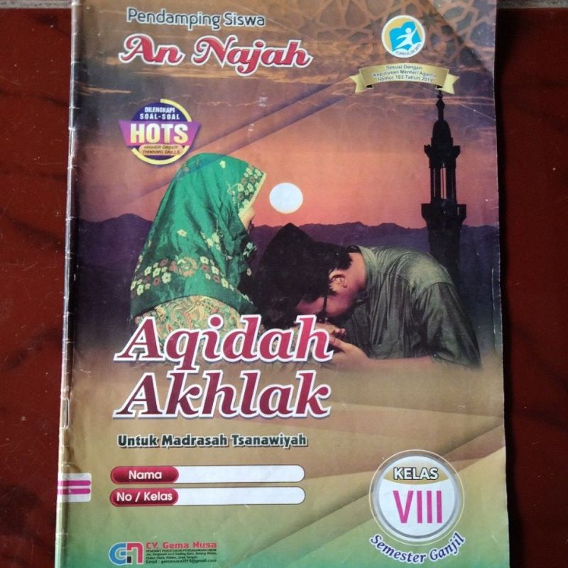 

buku lks kelas Vlll semester ganjil (akidah akhlak, SKI, b.arab, fiqih, Alquran hadist)