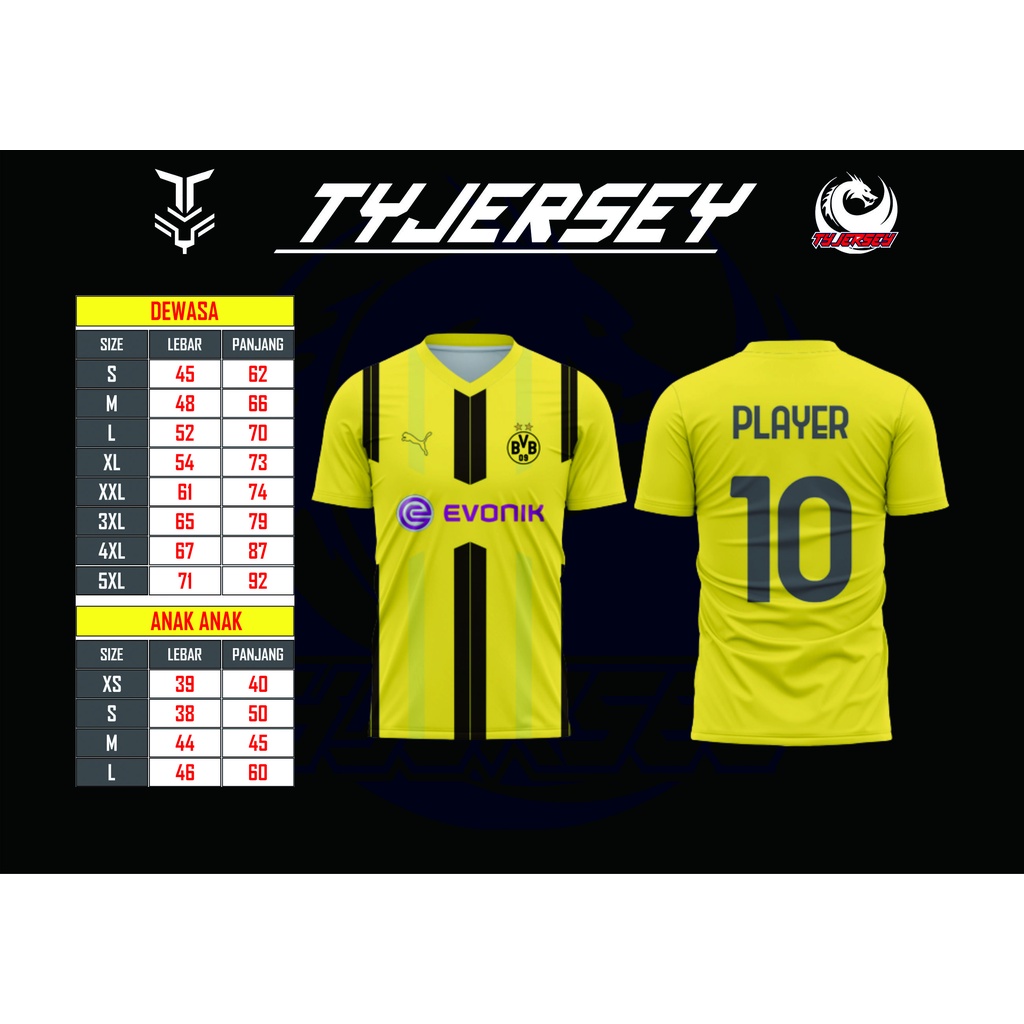 JERSEY DORTMUNDS 2017 FULL PRINTING