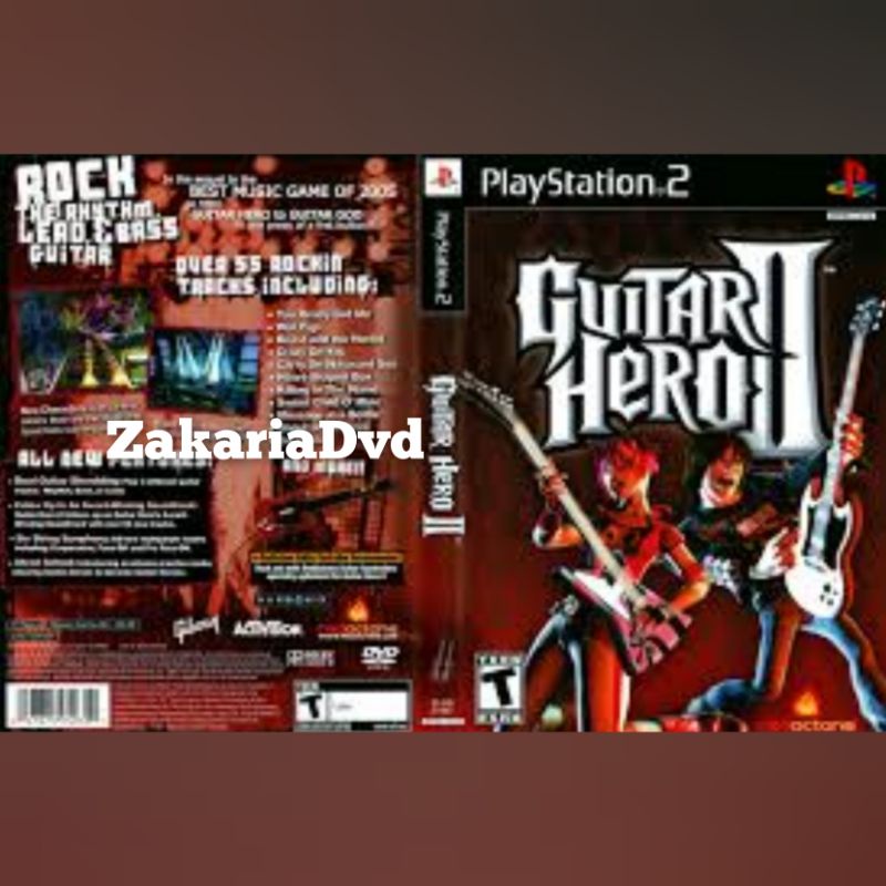 Kaset Ps 2 Guitar Hero 2