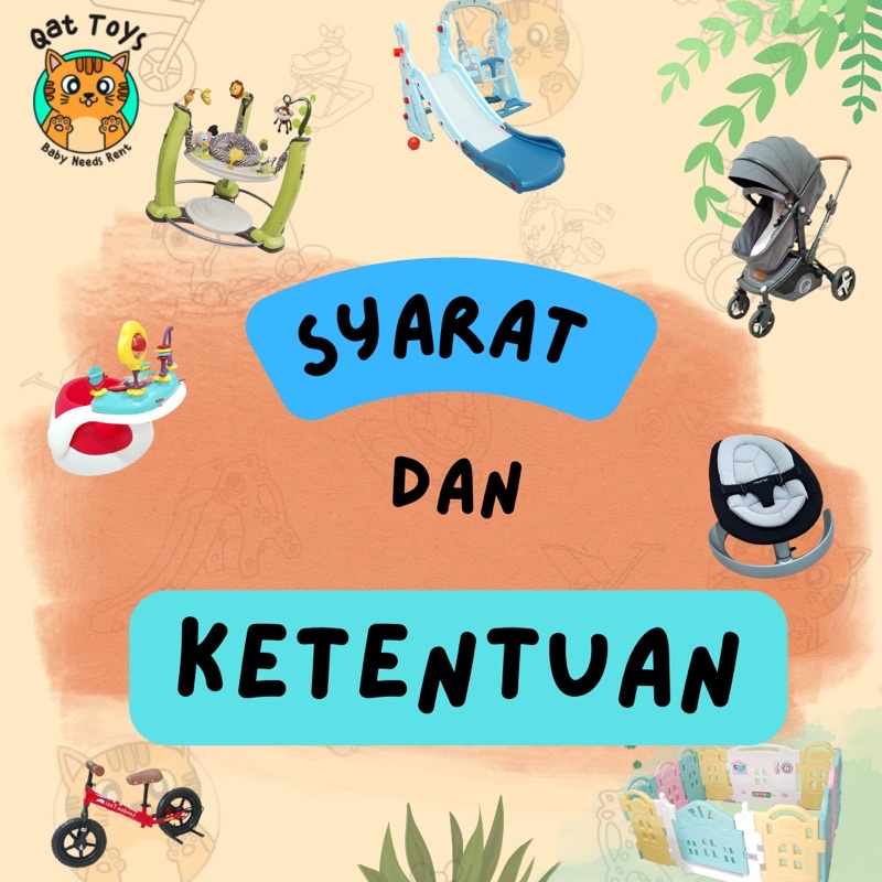 

SYARAT DAN KETENTUAN PENYEWAAN QAT TOYS BABY RENT