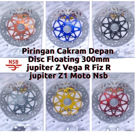 piringan cakram depan disc floating 300mm jupiter Z vega R Fiz R jupite Z1 moto nsb dll