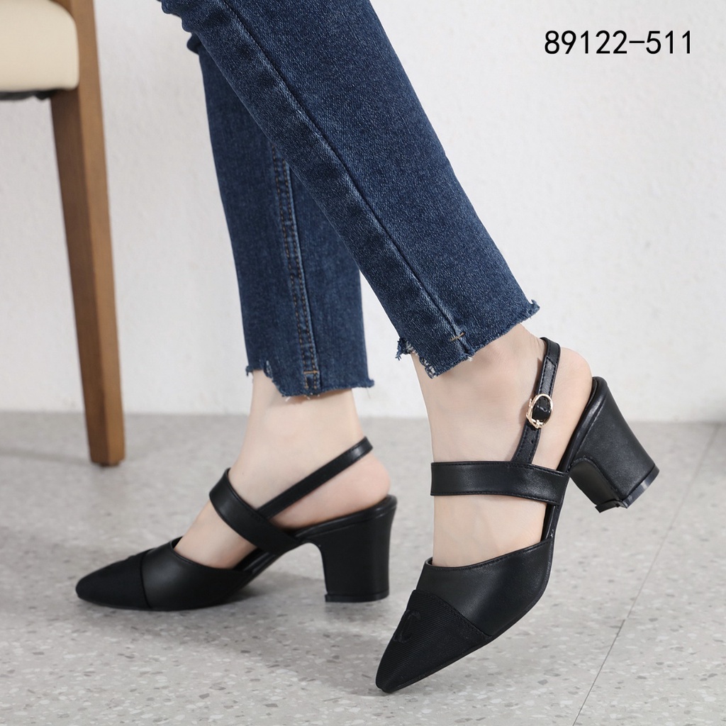 CH Slingback Pumps Leather Black 89122-511