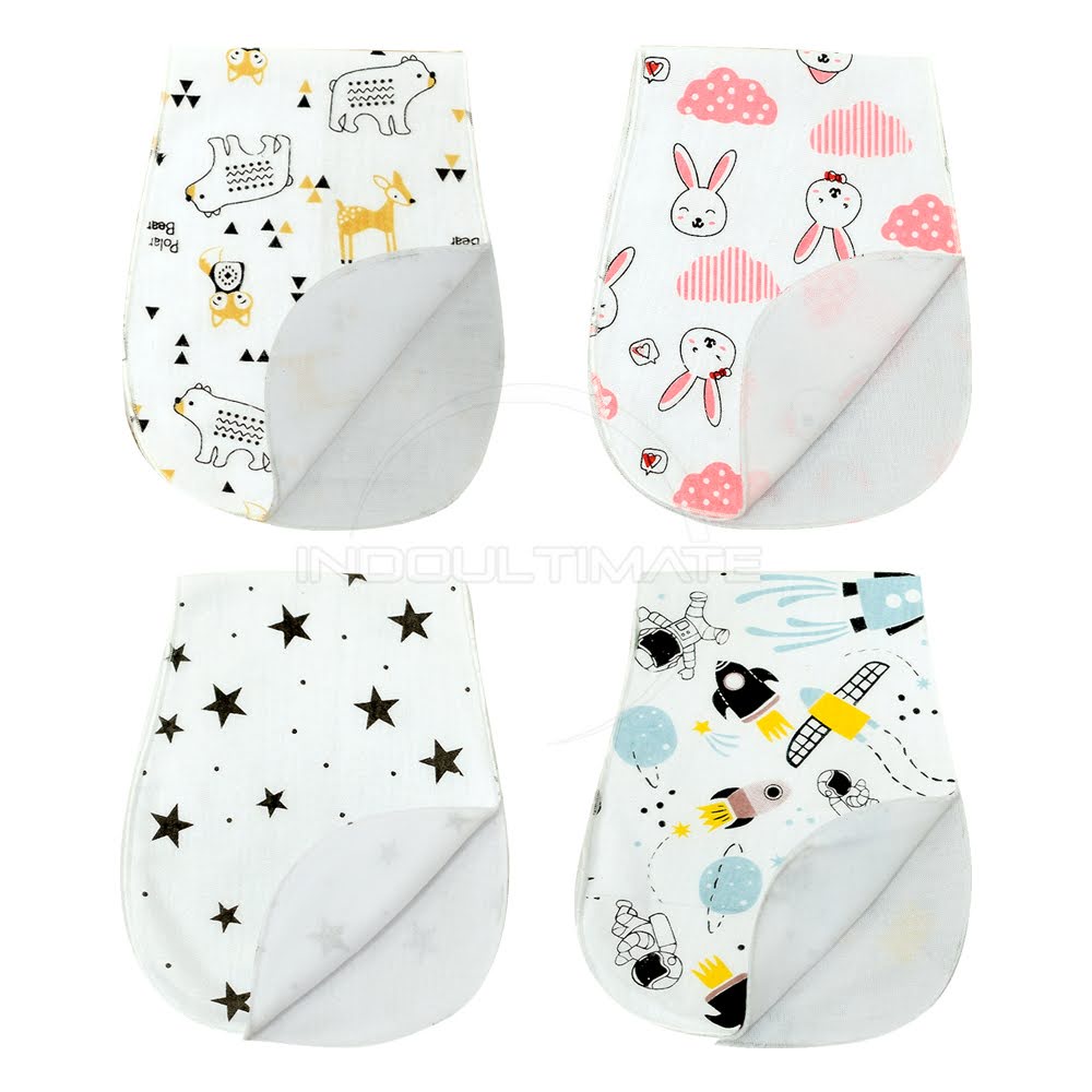 Celemek Pundak slabber Baby BABY LEON Alas Pundak Sendawa Tatakan Iler Bayi Burp Bib Cloth BY-705