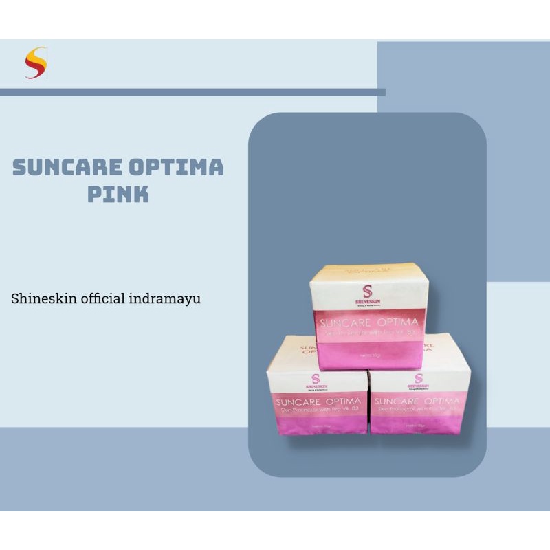 Suncare Optima Pink Shineskin spf 50