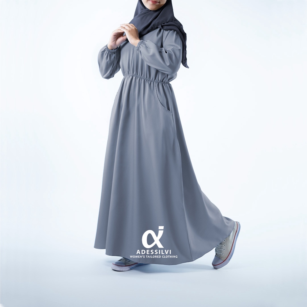 [ BISA COD ] Alma Dress Busui | Size S M L XL XXL | Gamis Terbaru Gamis Jumbo Matt Syakila HQ