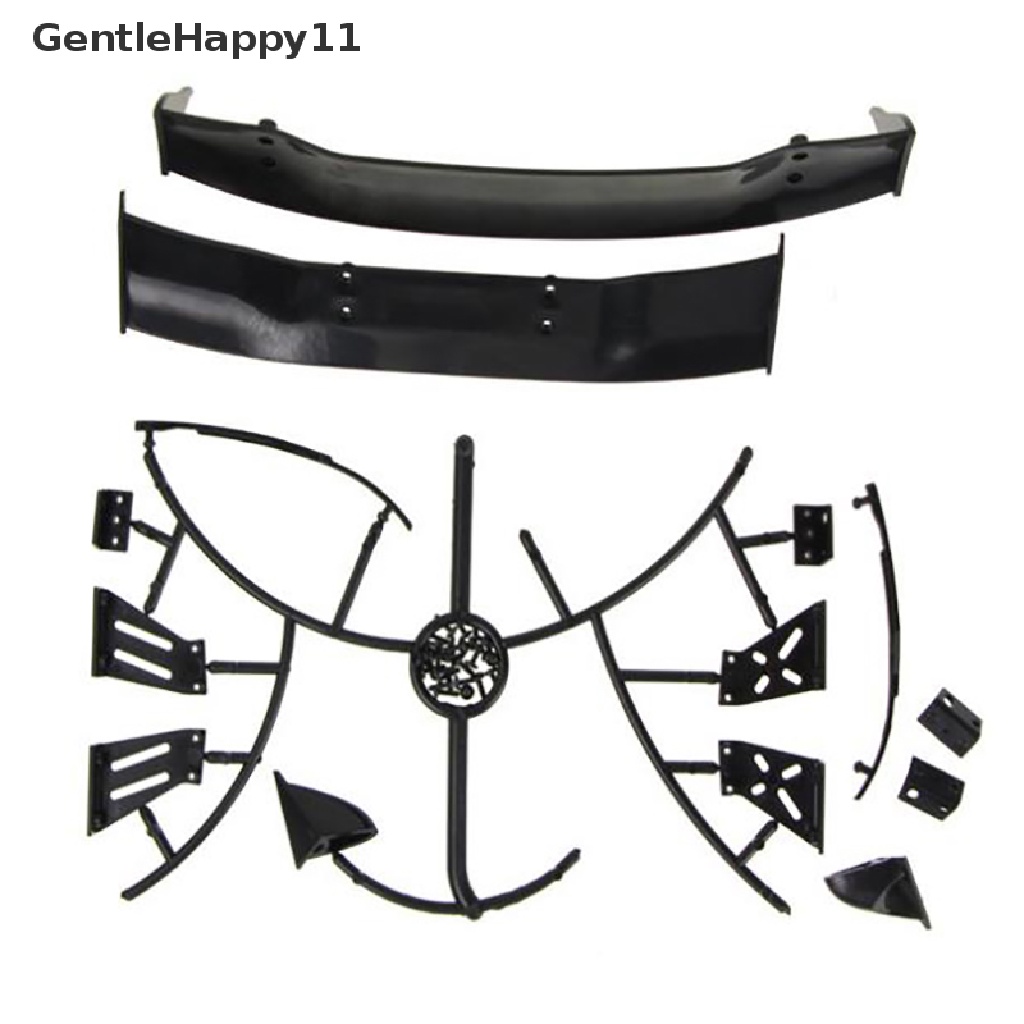 Gentlehappy 1per10 RC Aksesoris Mobil Part1Per10 RC Drift Car Wing Series Plastik Spoiler id