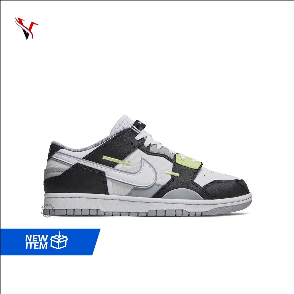 Sneakers Nike Dunk Low Scrap ‘Wolf Grey Light Lemon Twist’ V5