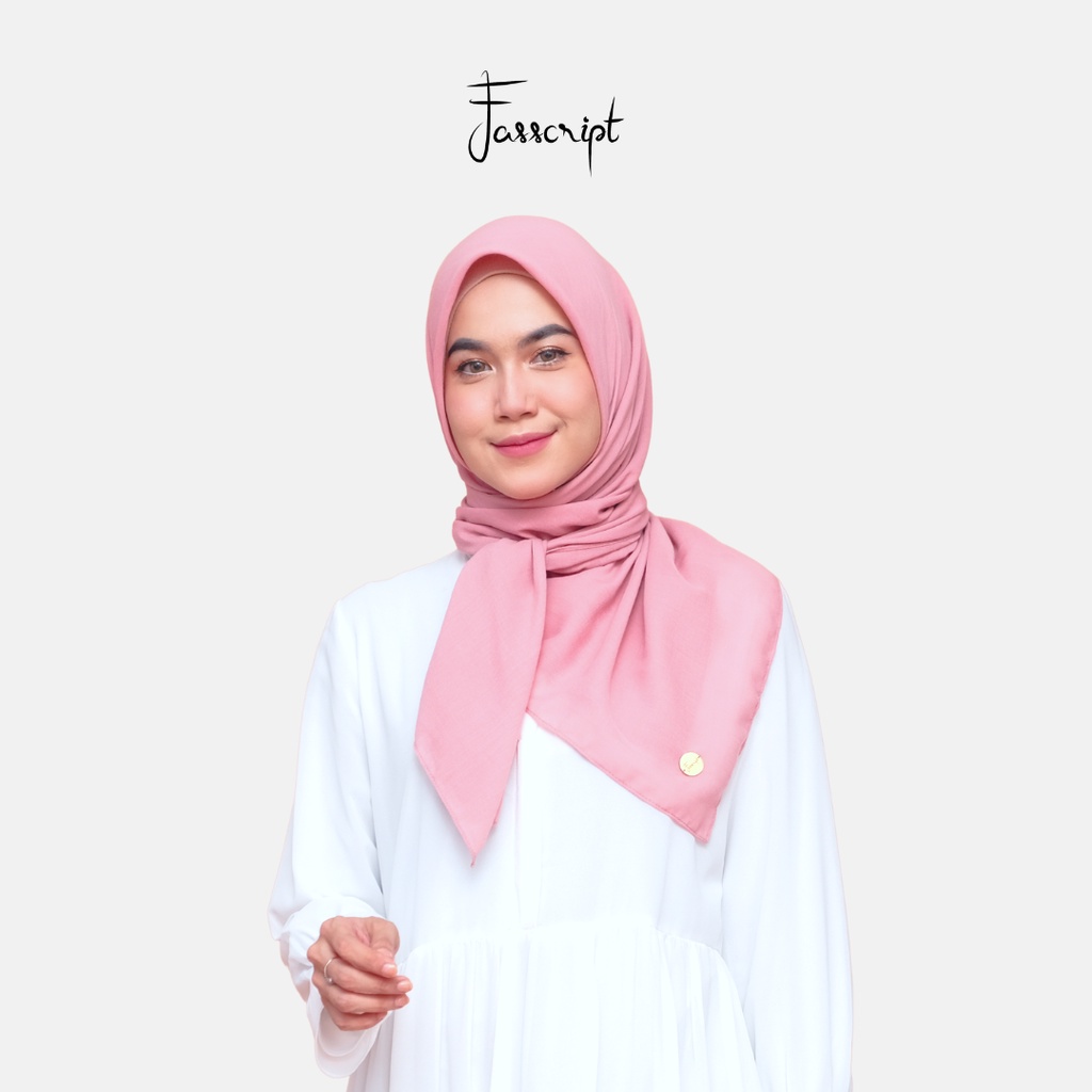 Hijab Voal Premium polos Cotton - Chemira Jilbab Segiempat Polos Kerudung katun premium original