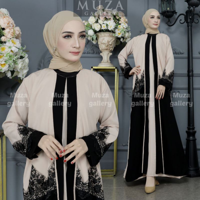 MUZA ABAYA TURKEY HAWA 08 (4 VARIAN WARNA)