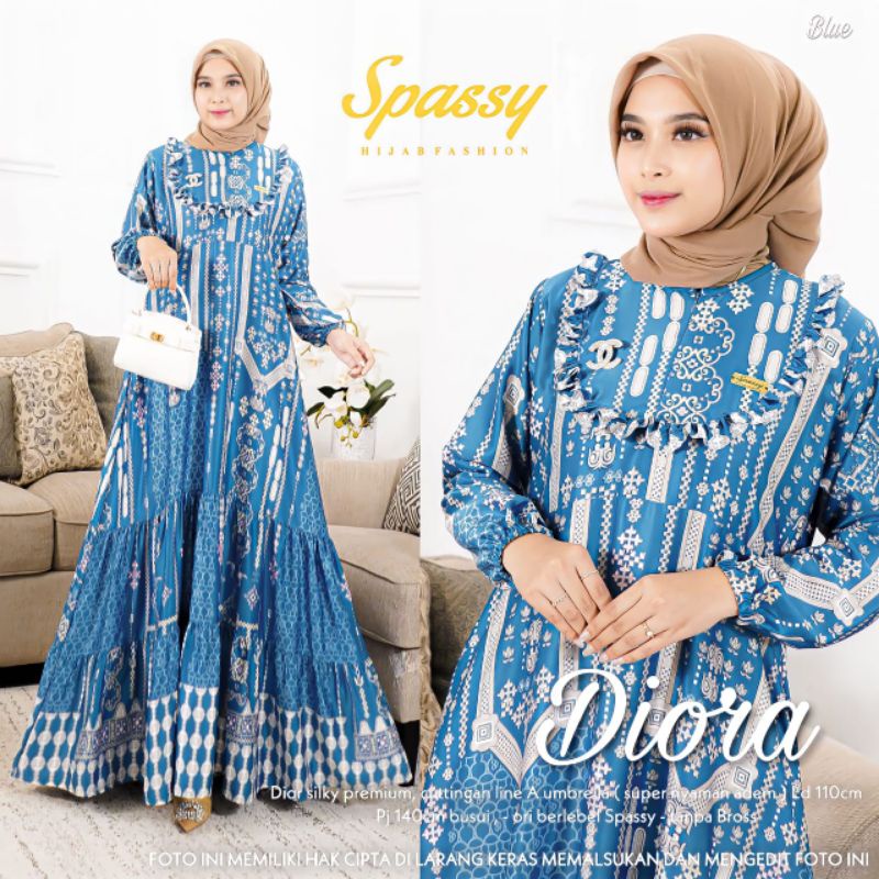 Diora Maxy Dress / Prida Maxy Dress By Spassy Hijab