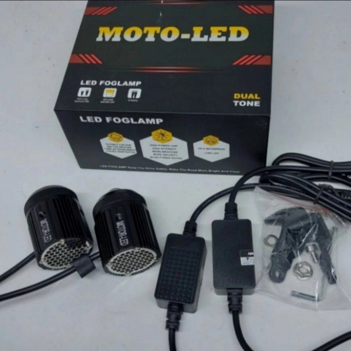 lampu tembak lampu sorot D2 mini MOTO LED premium Nmax Aerox Adv dll
