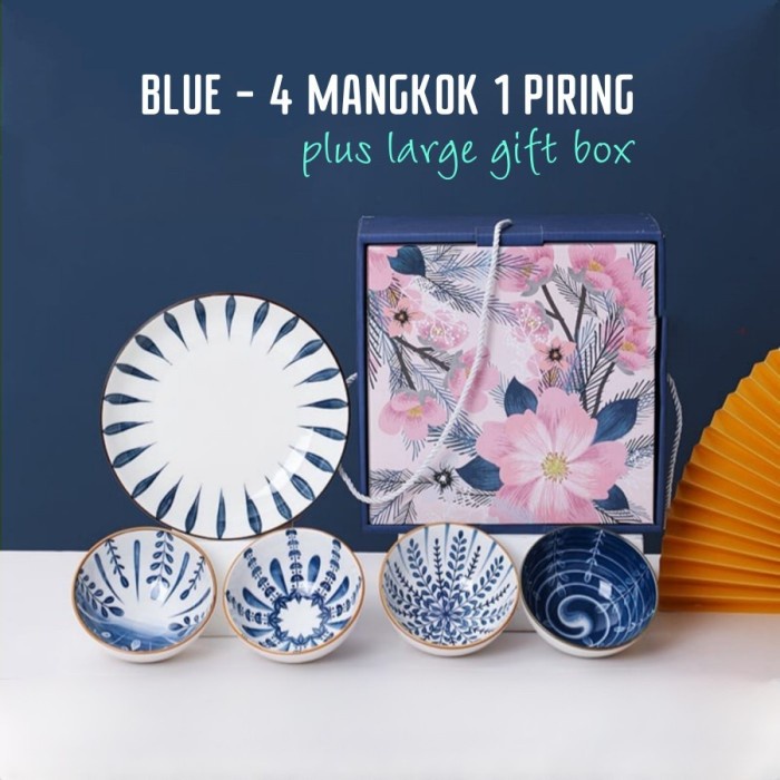 

(COD) Kado Nikah/Kado Pernikahan Hampers Set Ceramic Bowl Plate Set/Hadiah - Model 6