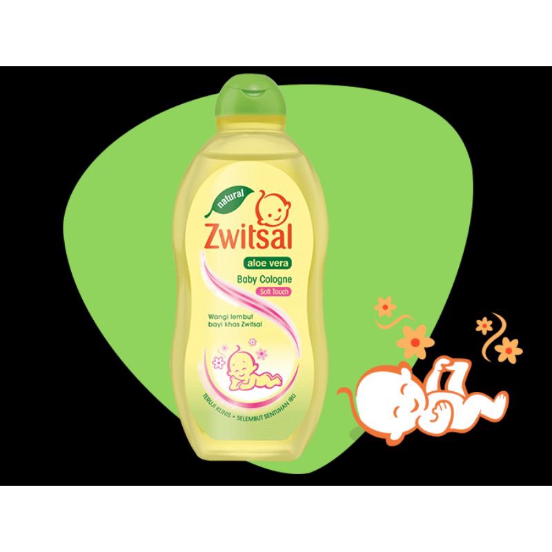 Zwitsal Baby Cologne floral kisses/soft touch 100ml minyak wangi bayi cologne bayi