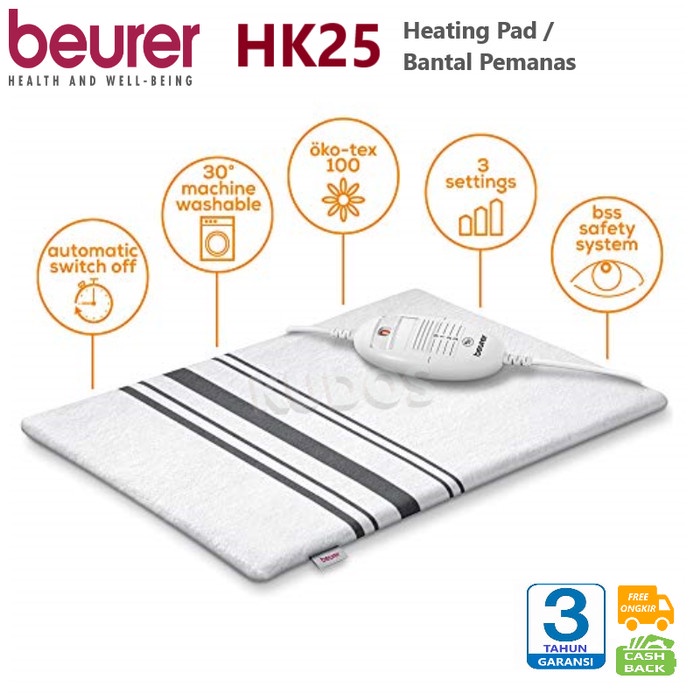 Beurer HK25 - Heating Pad - Bantal Panas Terapi Listrik Elektrik HK 25