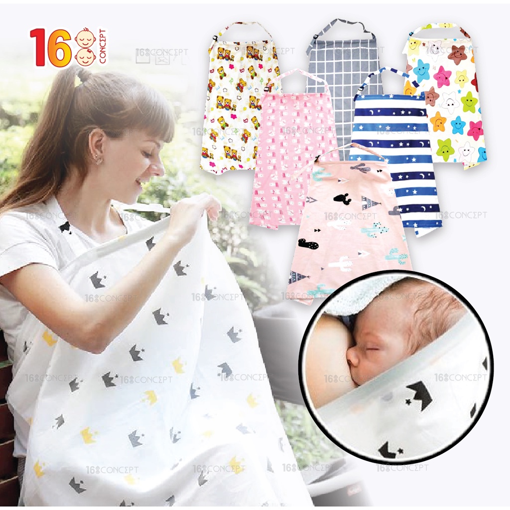 new Apron Menyusui Nursing Cover STROLLER / CELEMEK MENYUSUI ASI / NURSING COVER BABY MULTIFUNGSI