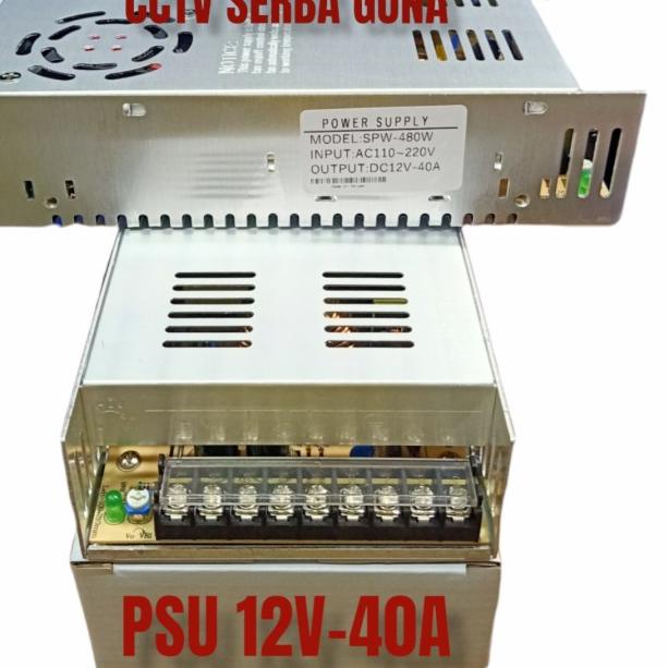 Power Supply 12V 40A Power Supply Switching 12 Volt 40 Amper Murni