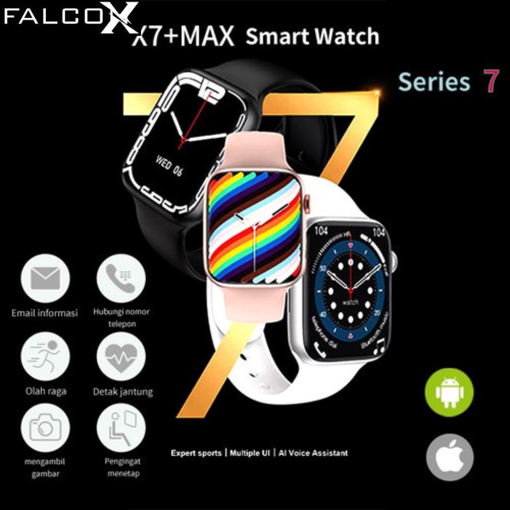 New X7+ Max Series Bluetooth Fitness Tracker Smartwatch