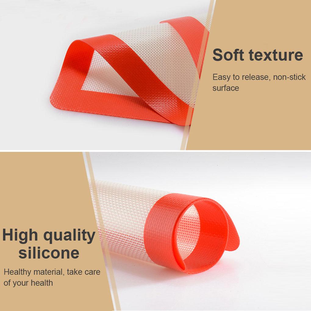 Paket 3pcs Kue Cupcake Biskuit Cookies Oven Baking Mat Silicone Kneading Pads Cuci Piring Aman Tahan Air Perlengkapan Bakery