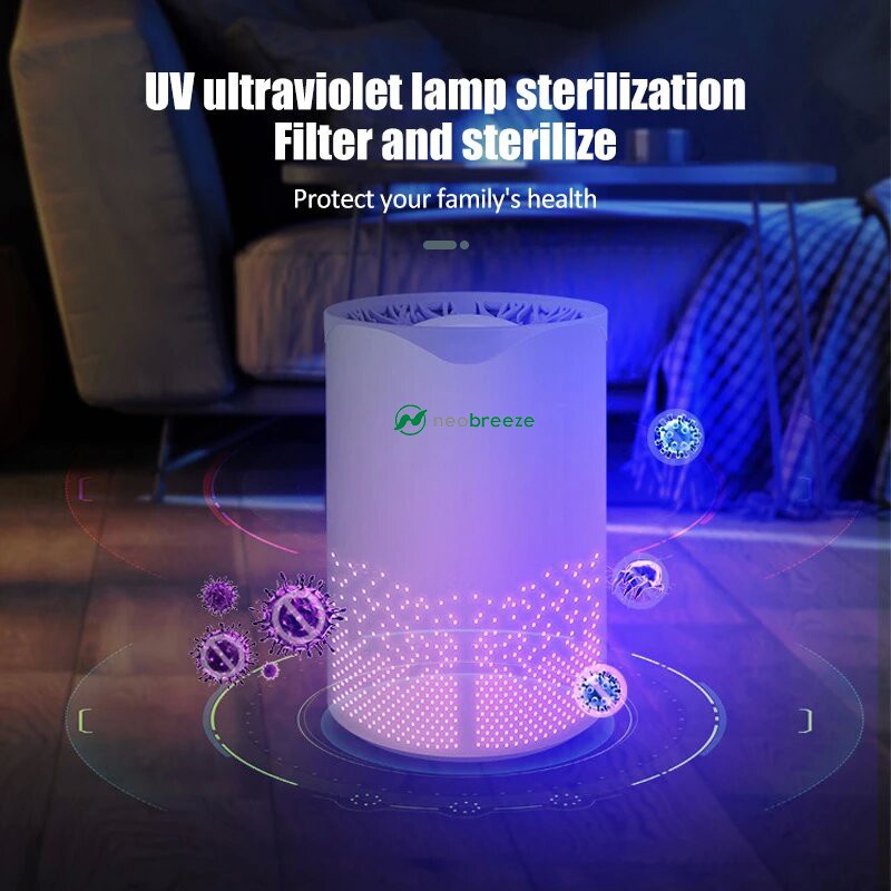 Pembersih Udara Ruangan Hepa UV Air Purifier Ionizer Anion Sterilizer