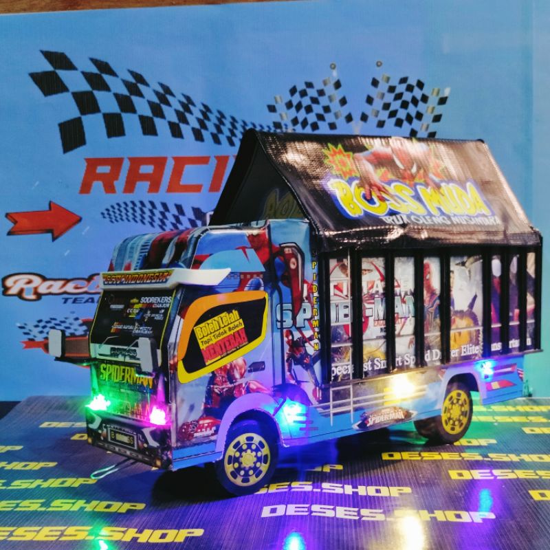 ( COD )truck oleng jumbo P42cm BISA CUSTOM FOTO DAN NAMA DI PINTU BELAKANG