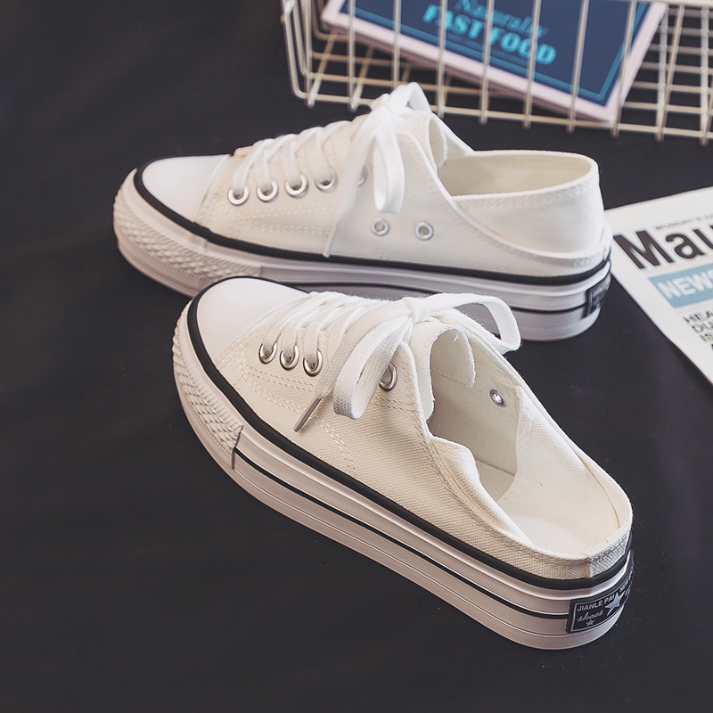 [SEPATU.IMPORT88] Sepatu Wanita Sneakers Tali Kanvas Model Terbaru Trendy dan Elegan 620