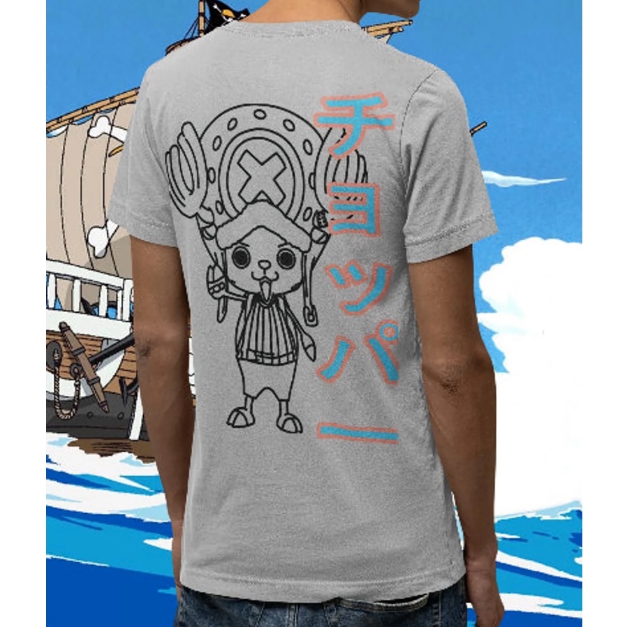 Tshirt Chopper Silluet Anime Manga One Piece Premium Unisex