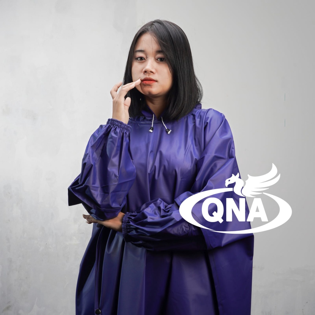 RAINCOAT, JAS HUJAN PONCO LENGAN/KELELAWAR DEWASA PRIA WANITA By QNA