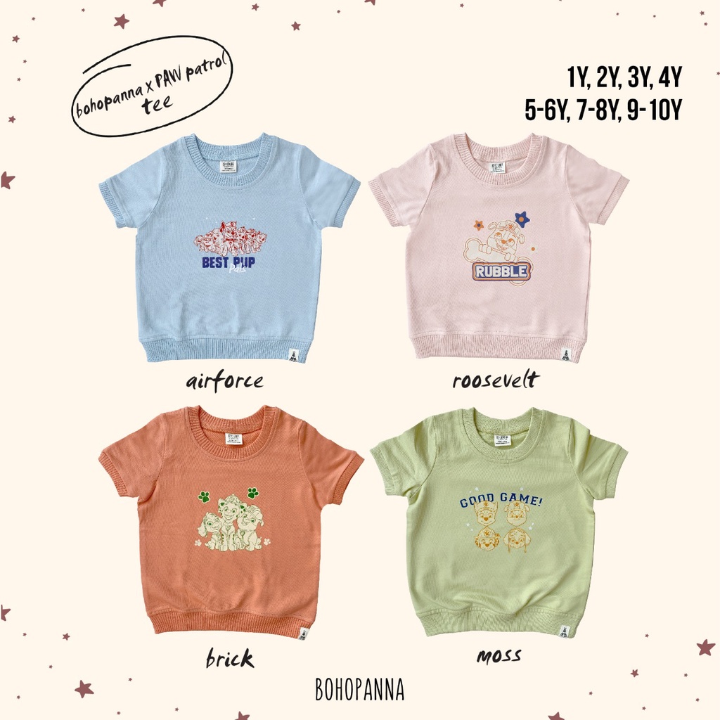 BOHOPANNA | BOHO | BOHO PANNA X PAW PATROL | KAOS X PAW PATROL | KAOS ANAK LAKI LAKI | KAOS KEKINIAN | KAOS BOHOPANNA TERBARU