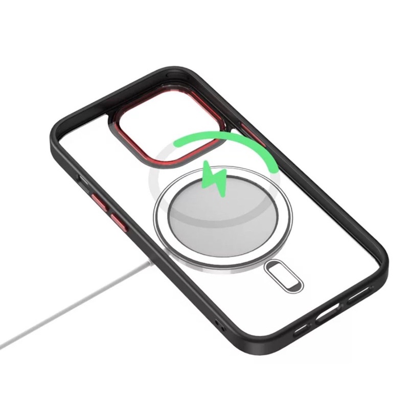 Case magnetic premium iphone 11 12 13 14 15 16 plus pro max soft hard case magsafe clear mewah keren terbaru