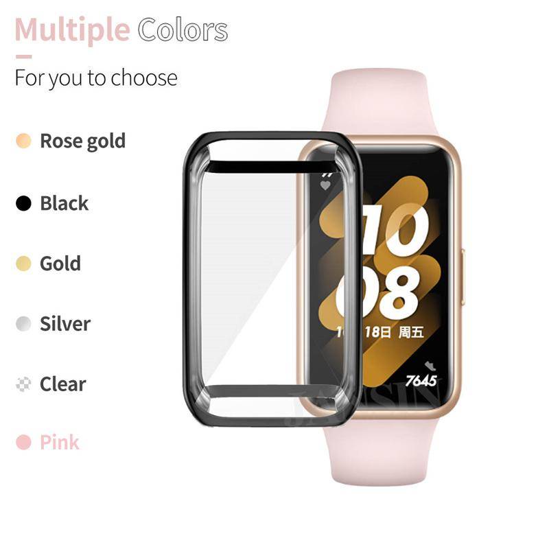 Case Bumper Pelindung Layar Bahan TPU Untuk Huawei Honor band 7 6 ES 7 6 Pro Fit 2