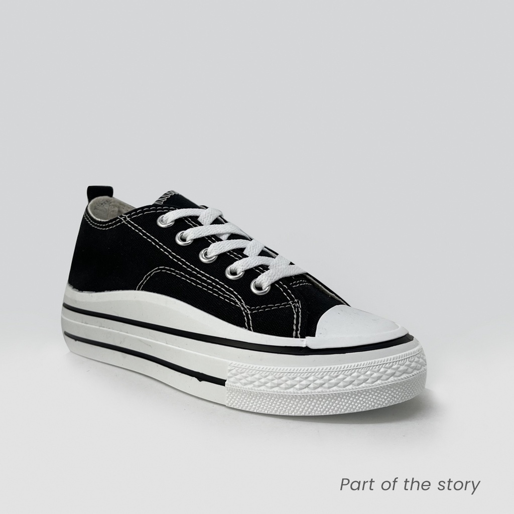 Sepatu Chuck Taylor Hitam CT Pria dan Wanita Sepatu Sekolah Bahan Kanvas Premium Fashion Sport Cewek Sneakers Unisex Free Kaos Kaki BISA COD