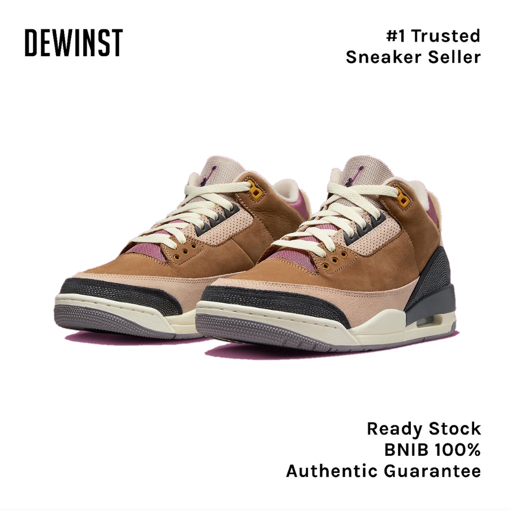 AIR JORDAN 3 RETRO SE "Archaeo Brown" BNIB RESMI ORIGINAL