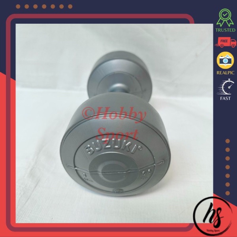 Dumbel Plastik 3 kg Dumbell Suzuki Barbel 3kg Fitness Gym Dambel Murah