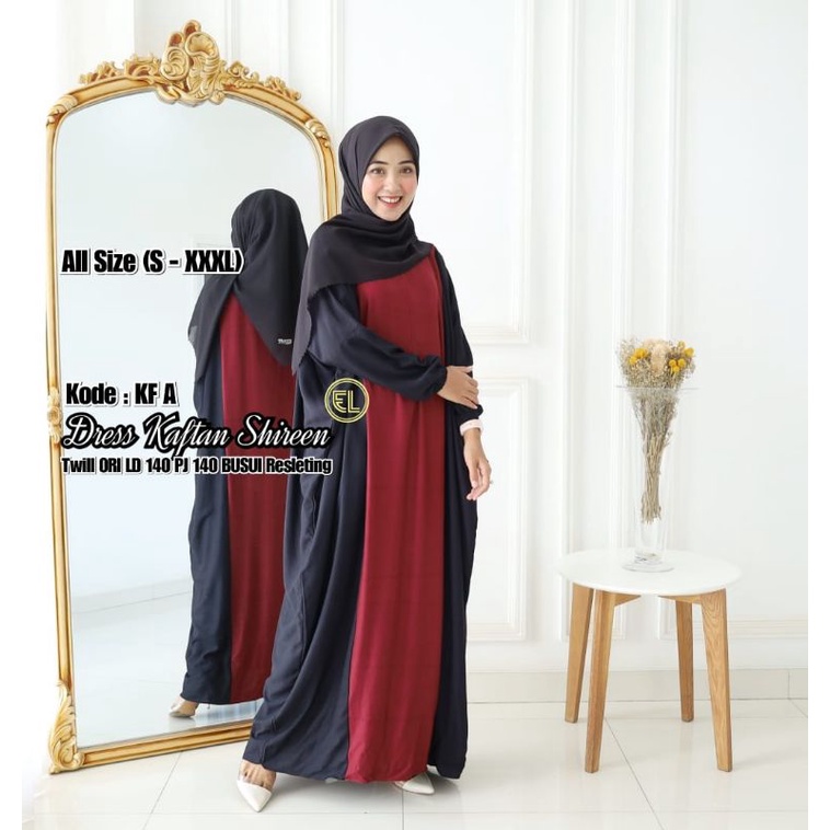 Dress Kaftan original by Elzhaf Batik Pekalongan