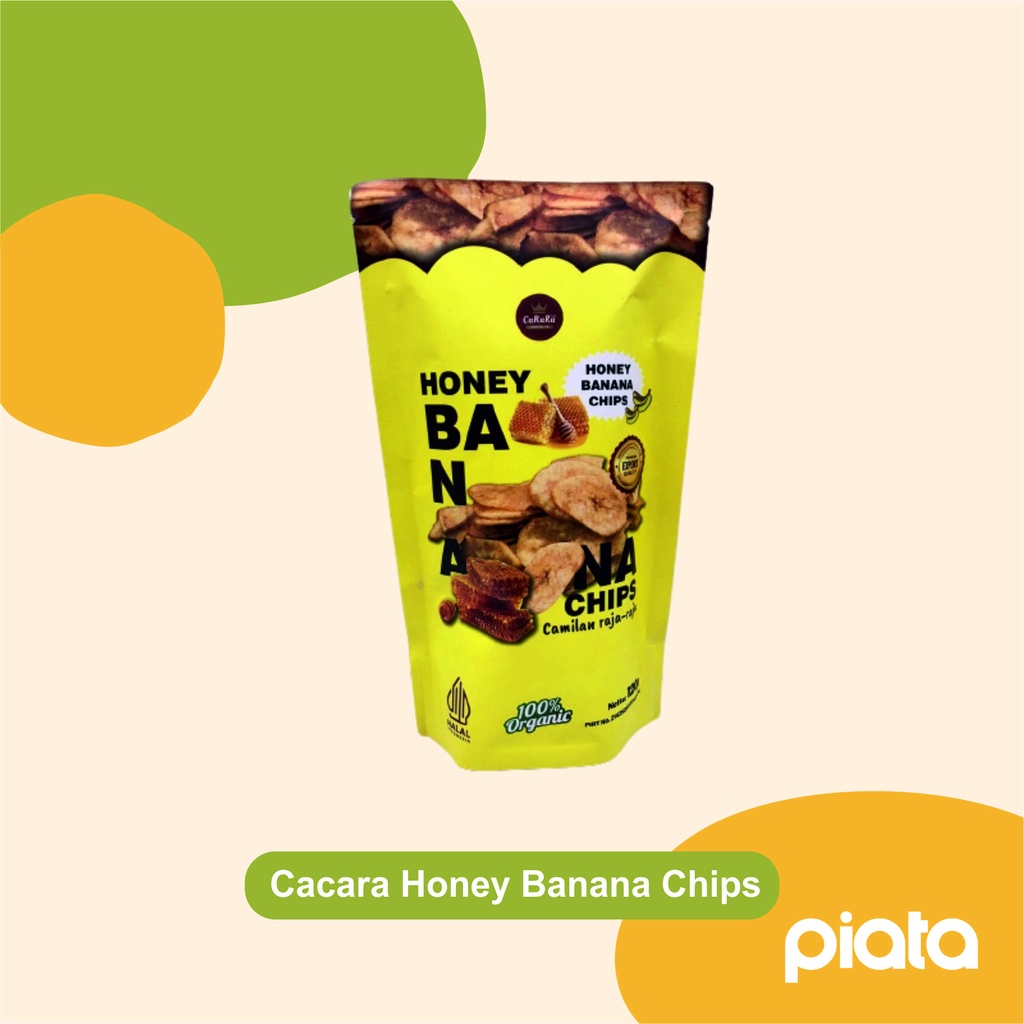 

camilan/snack CARARA honey banana chips 120gr