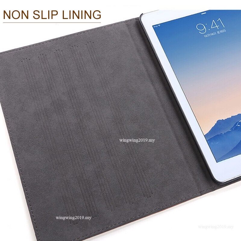 Flip Case Bahan Kulit Magnetik Untuk iPad 10.2 2019 Air 10.5 6th 9.7 7th 8th 9th Air5 4 10.9 Pro 11 M1 2021