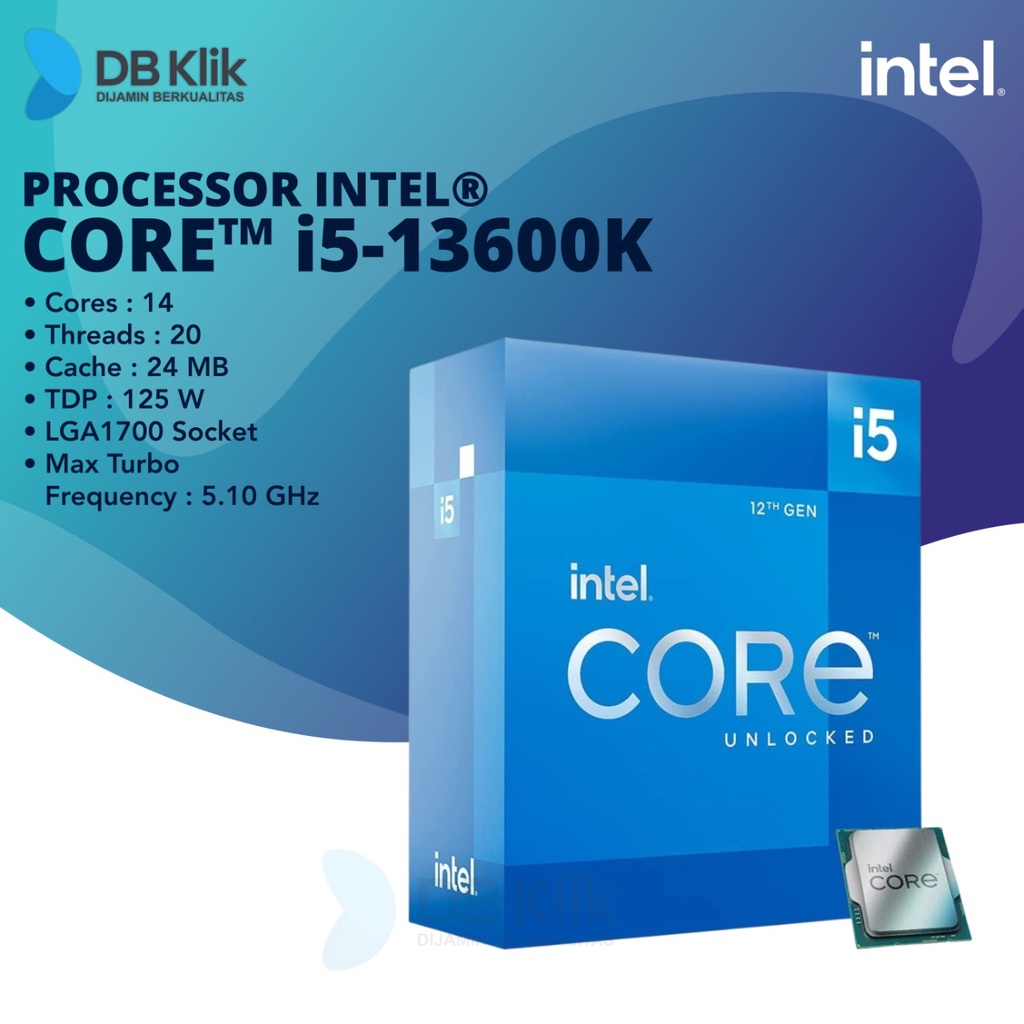 Processor Intel Core I5-13600K Box 5.1GHz LGA1700 - Intel I5 13600K