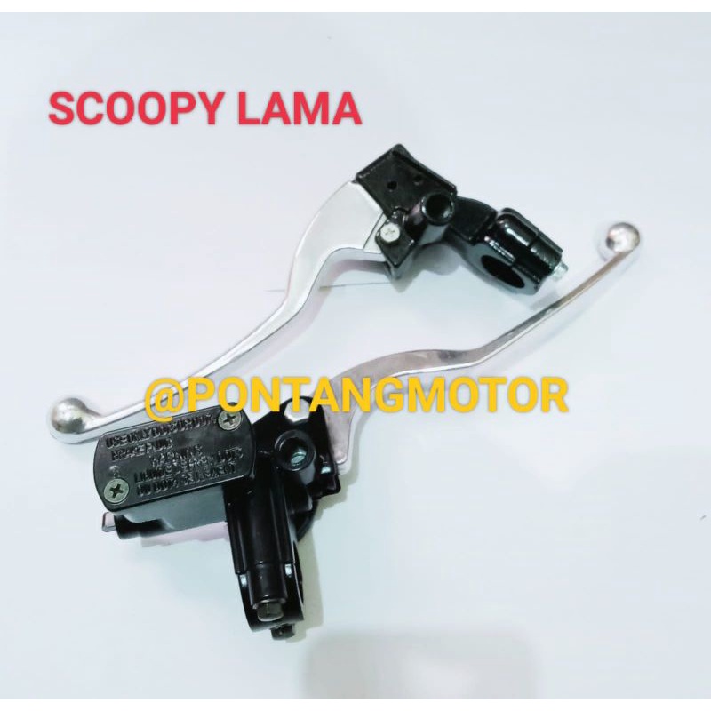 MASTER REM ATAS BLACK   PLUS RUMAH RUMAH DUDUKAN HANDEL  SCOOPY LAMA SCOOPY FI F1 2014 BLACK HIGH QU