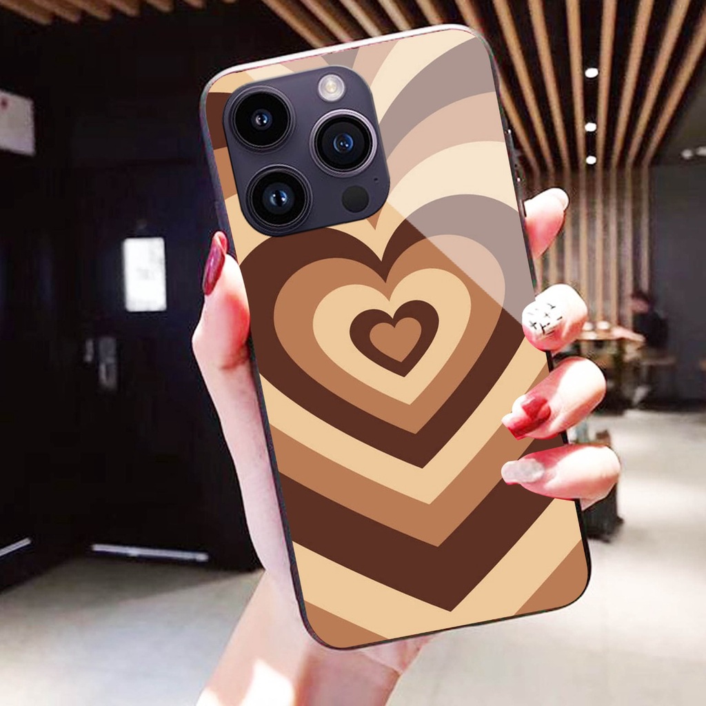 (GC 52) Softcase Kaca Iphone 14 Pro Max - Kesing Kaca Iphone 14 Pro Max - Case Cantik Iphone 14 Pro 